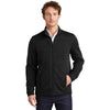 Eddie Bauer Men's Black Sweater Fleece Full Zip