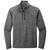 Eddie Bauer Men's Dark Grey Heather Sweater Fleece Quarter Zip