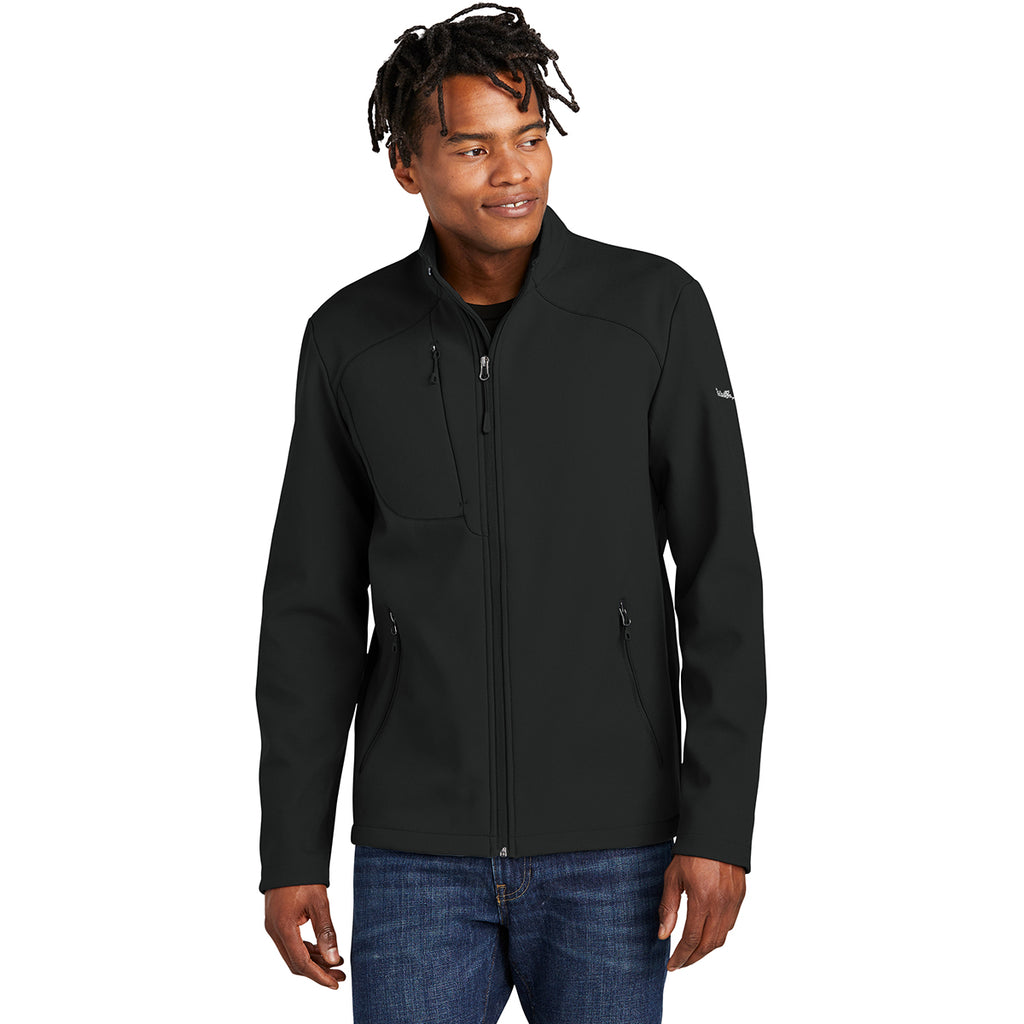 Eddie Bauer Men's Deep Black Stretch Soft Shell Jacket