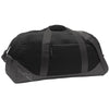 Eddie Bauer Black/Grey Steel Large Ripstop Duffel