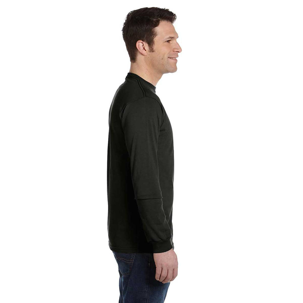 Econscious Men's Black Organic Cotton Classic Long-Sleeve T-Shirt