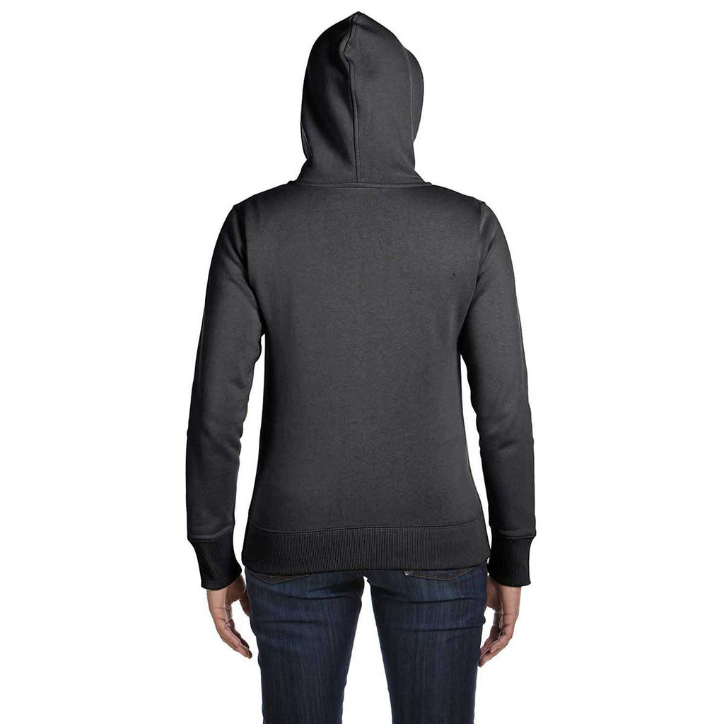 Econscious Women's Charcoal Organic/Recyclyed Full-Zip Hoodie