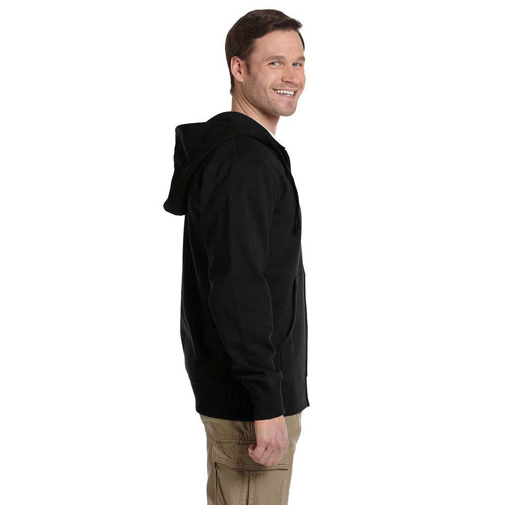 Econscious Men's Black Organic/Recycled Full-Zip Hoodie