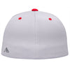 Pacific Headwear Silver/Red Premium P-Tec FlexFit Cap