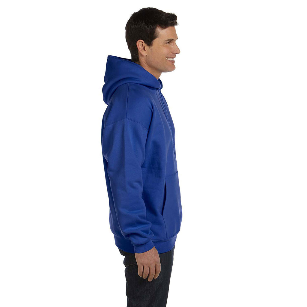 Hanes Men's Deep Royal 9.7 oz. Ultimate Cotton 90/10 Pullover Hood