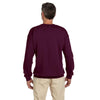 Hanes Men's Maroon 9.7 oz. Ultimate Cotton 90/10 Fleece Crew