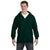 Hanes Men's Deep Forest 9.7 oz. Ultimate Cotton 90/10 Full-Zip Hood