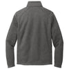 Port Authority Men's Grey Smoke Heather Arc Sweater Fleece Jacket