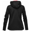 Stormtech Women's Black/Bright Red Logan Performance Hoody