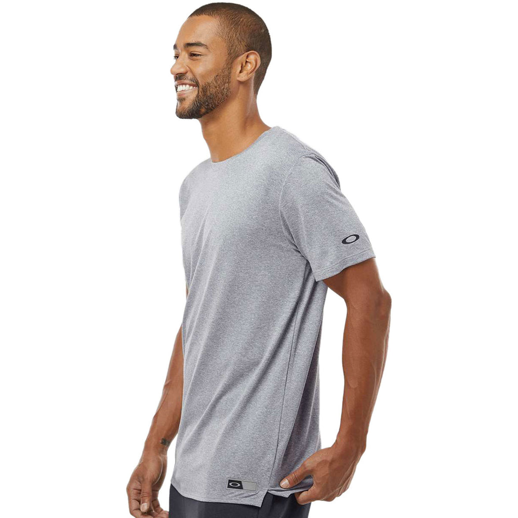 Oakley Men's New Granite Heather Team Issue Hydrolix T-Shirt