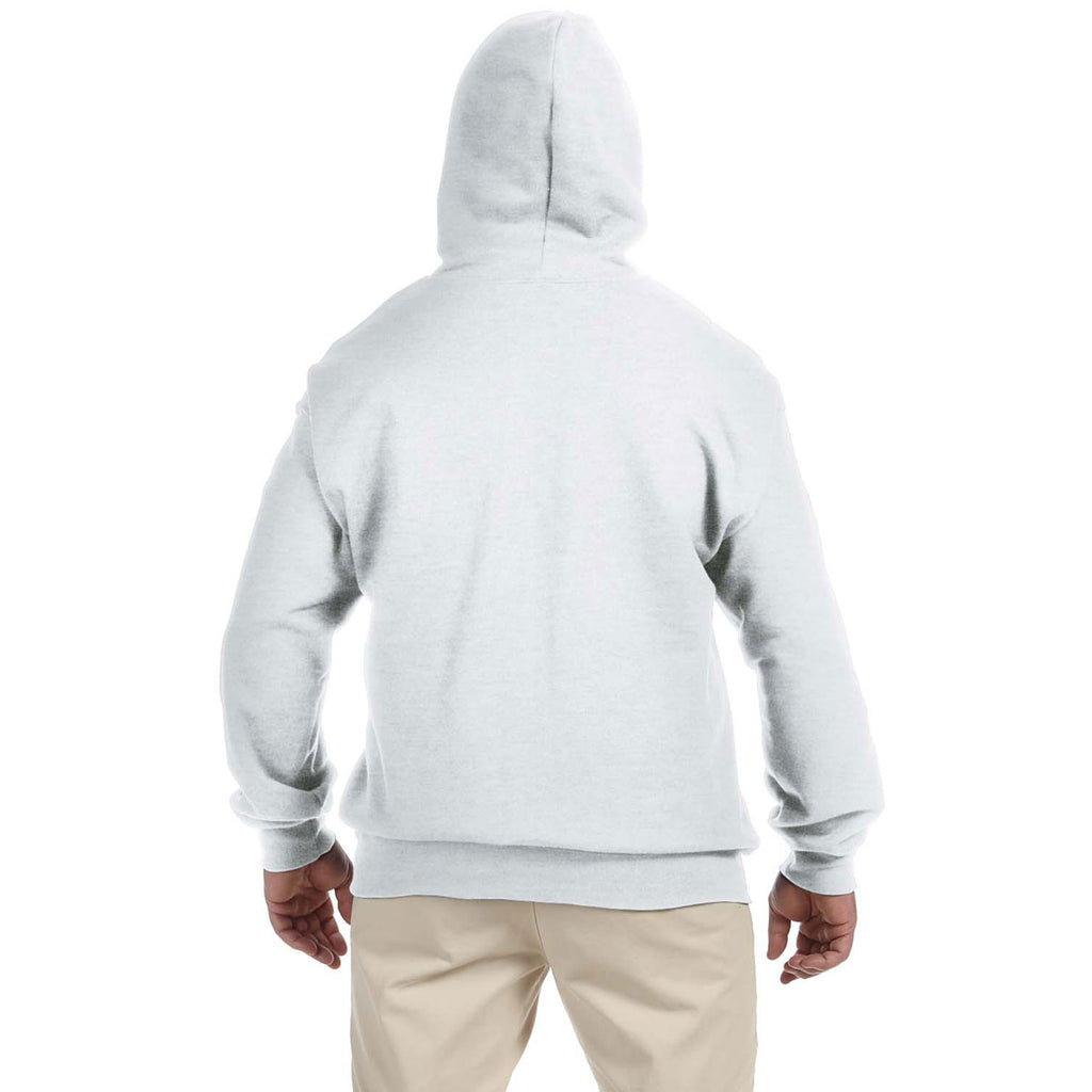 Gildan Unisex White DryBlend 9 oz. 50/50 Full Zip Hoodie