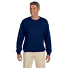 Gildan Unisex Navy Heavy Blend 50/50 Fleece Crew