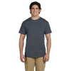 Gildan Men's Charcoal Ultra Cotton Tall 6 oz. T-Shirt