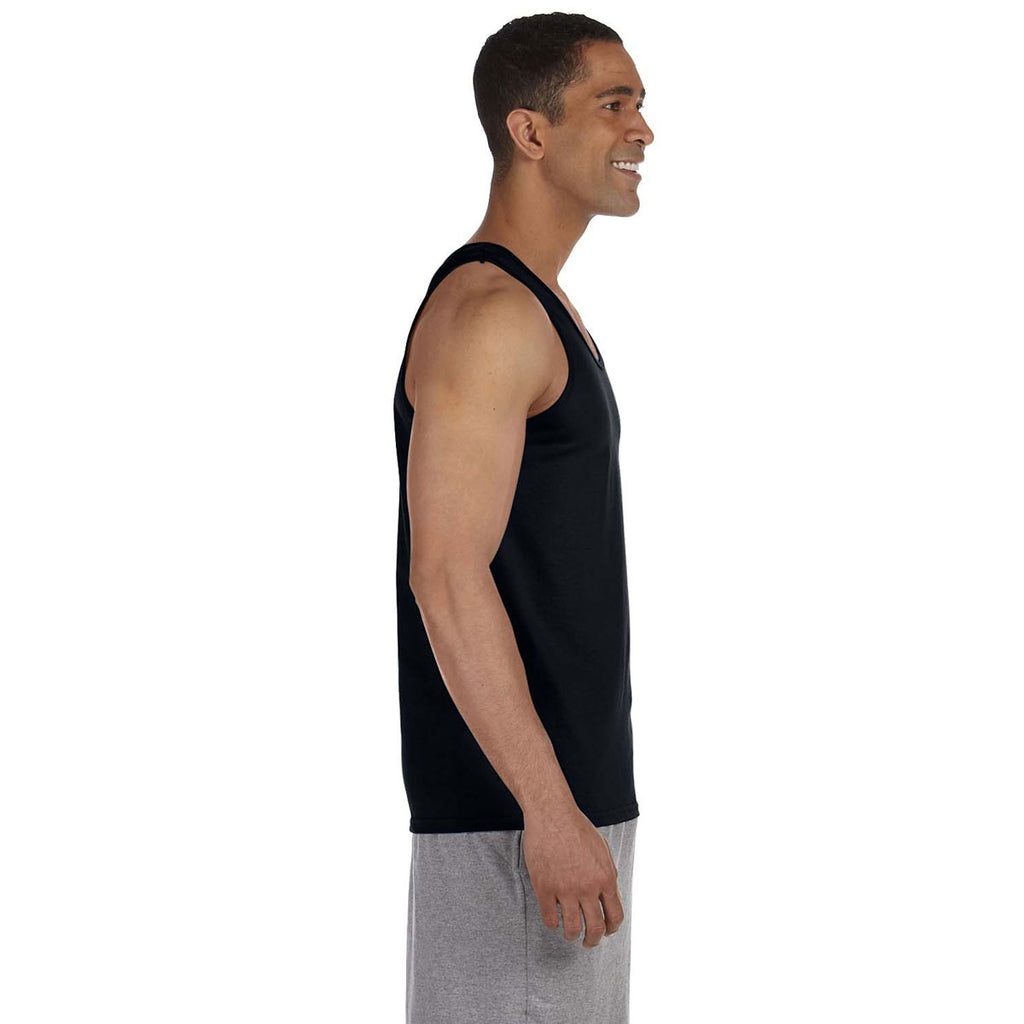 Gildan Men's Black Ultra Cotton 6 oz. Tank