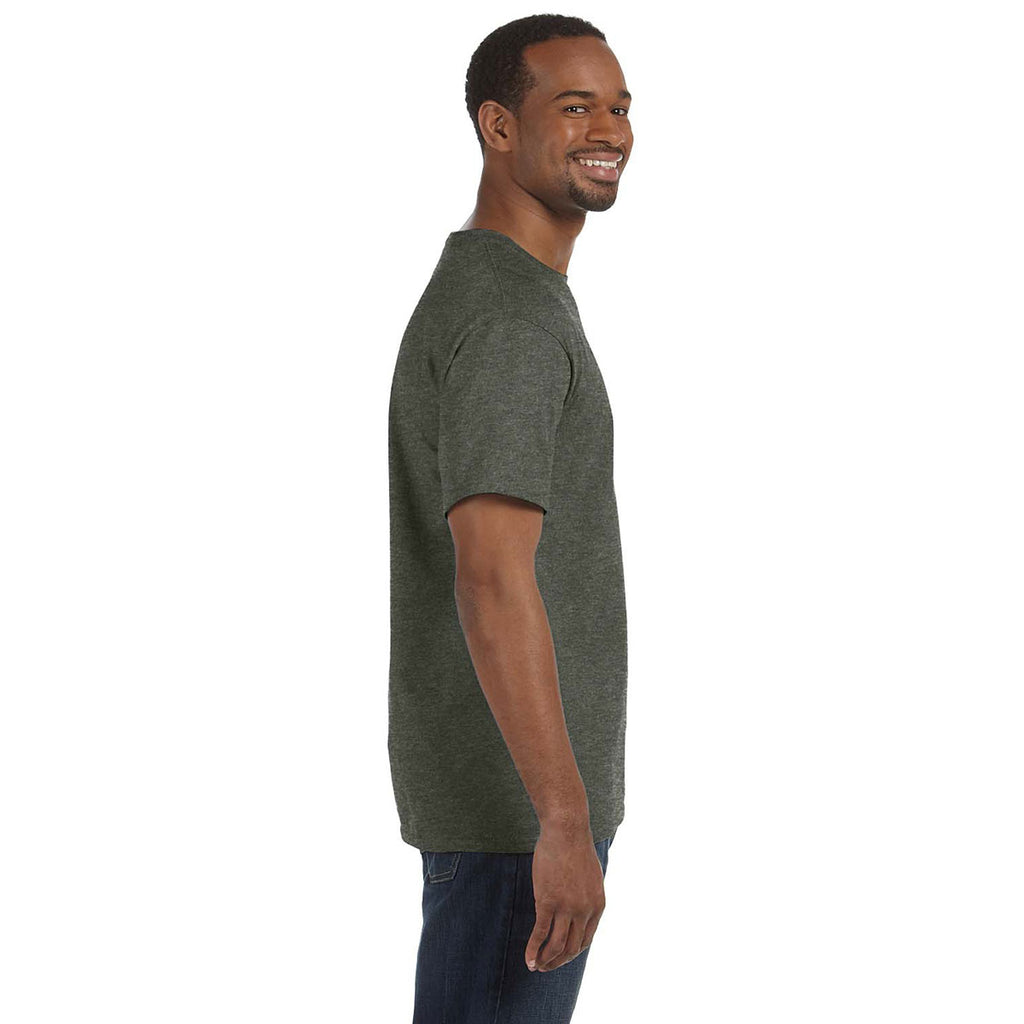 Gildan Men's Heather Military Green 5.3 oz. T-Shirt