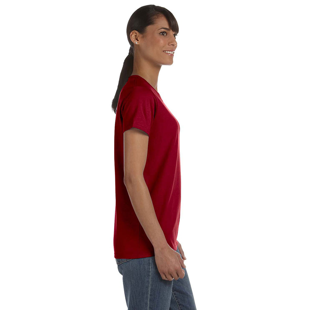 Gildan Women's Cardinal Red 5.3 oz. T-Shirt