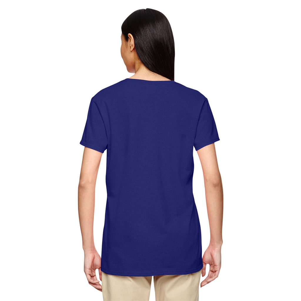 Gildan Women's Neon Blue 5.3 oz. T-Shirt