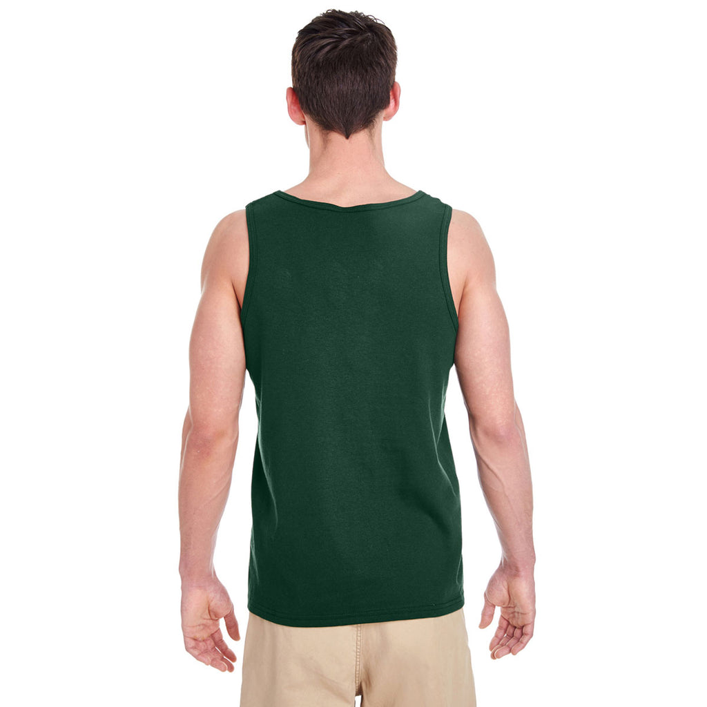 Gildan Men's Forest Green Heavy Cotton 5.3 oz. Tank