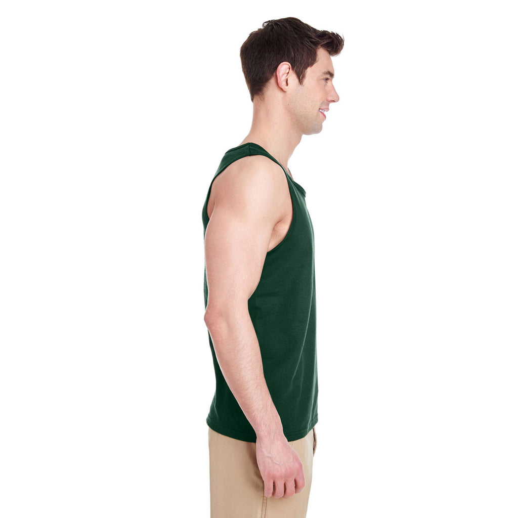 Gildan Men's Forest Green Heavy Cotton 5.3 oz. Tank