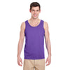 Gildan Men's Purple Heavy Cotton 5.3 oz. Tank