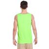 Gildan Men's Neon Green Heavy Cotton 5.3 oz. Tank