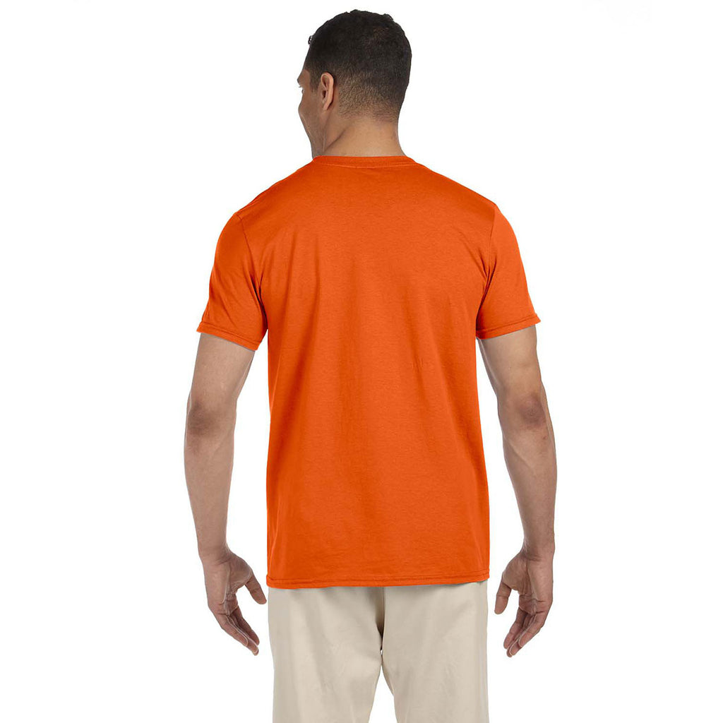 Gildan Men's Orange Softstyle 4.5 oz. T-Shirt