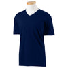 Gildan Men's Navy Softstyle 4.5 oz. V-Neck T-Shirt