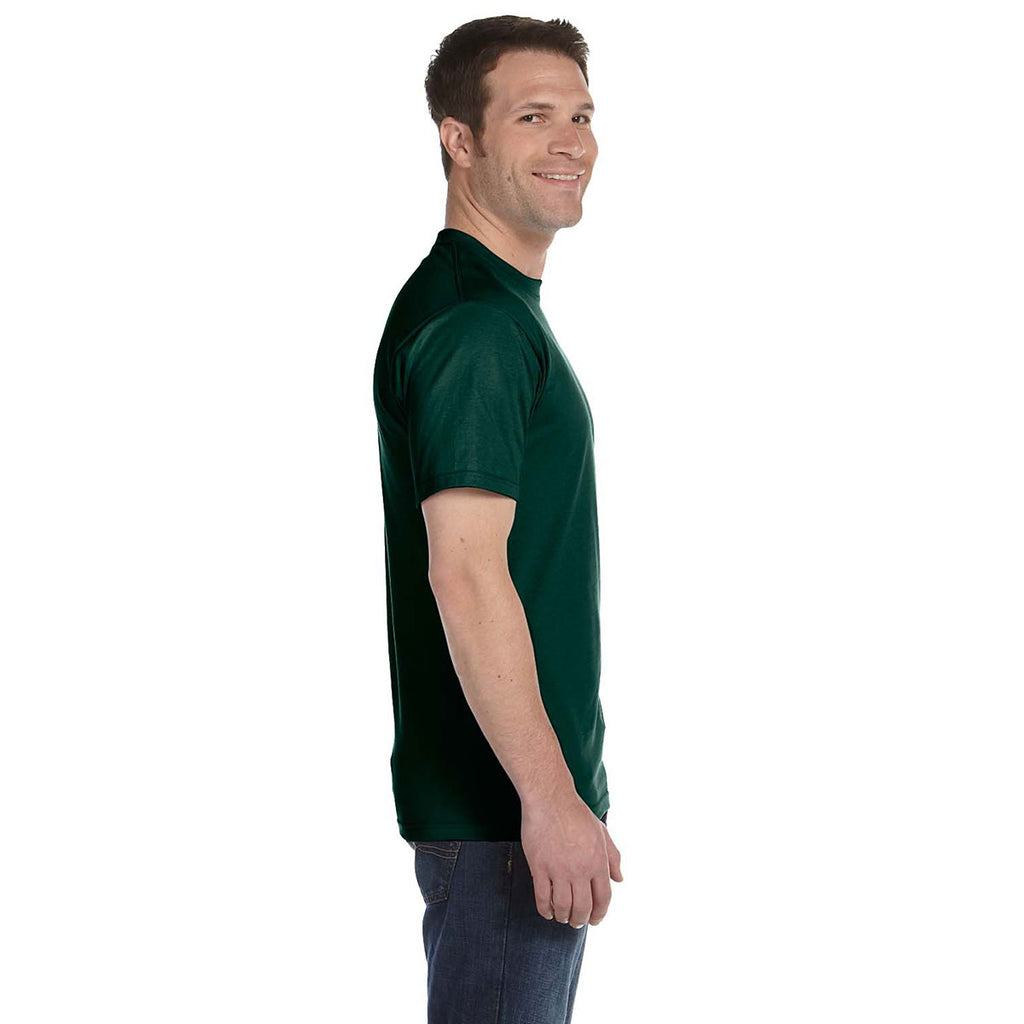 Gildan Unisex Forest Green 5.5 oz. 50/50 T-Shirt