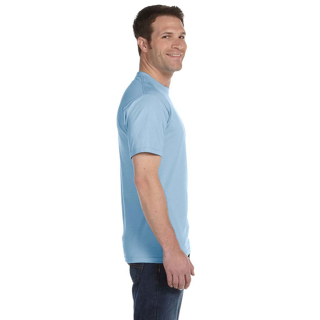 Gildan Unisex Light Blue 5.5 oz. 50/50 T-Shirt