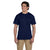 Gildan Unisex Navy 5.5 oz. 50/50 Pocket T-Shirt