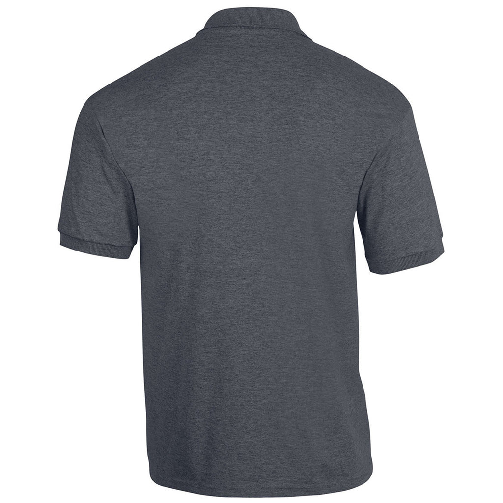 Gildan Men's Dark Heather 6 oz. 50/50 Jersey Polo