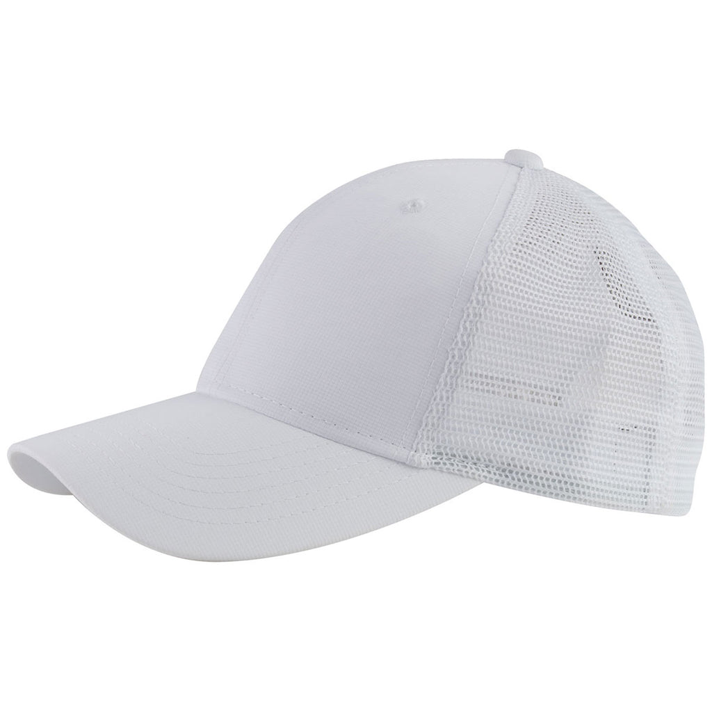 Greg Norman White Performance Trucker Cap