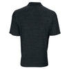 Greg Norman Men's Black Heather Play Dry Solid Polo