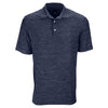 Greg Norman Men's Navy Heather Play Dry Solid Polo