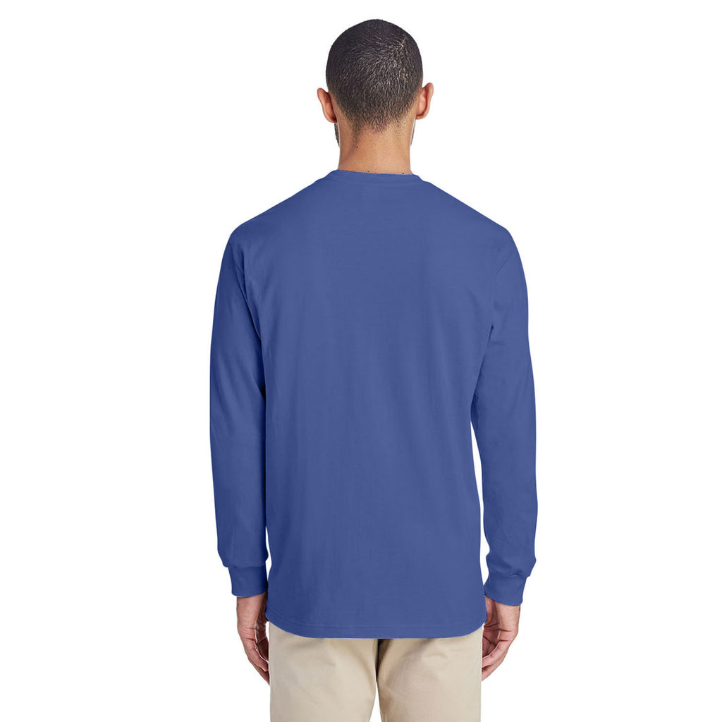 Gildan Unisex Flo Blue Hammer 6 oz. Long-Sleeve T-Shirt