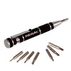 Magnet Group Black 8 Tip Screwdriver