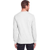 Fruit of the Loom Men's White ICONIC Long Sleeve T-Shirt