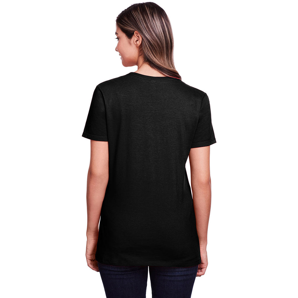 Fruit of the Loom Women's Black Ink ICONIC T-Shirt