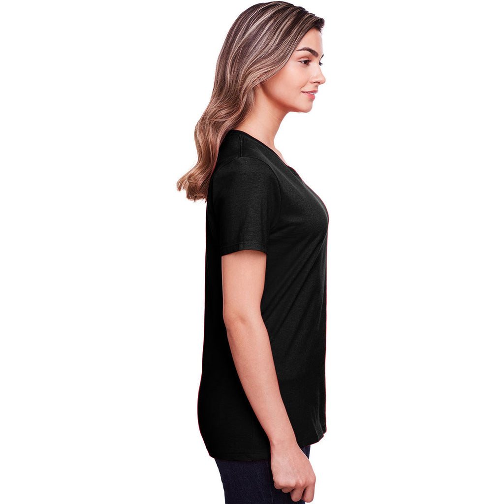 Fruit of the Loom Women's Black Ink ICONIC T-Shirt