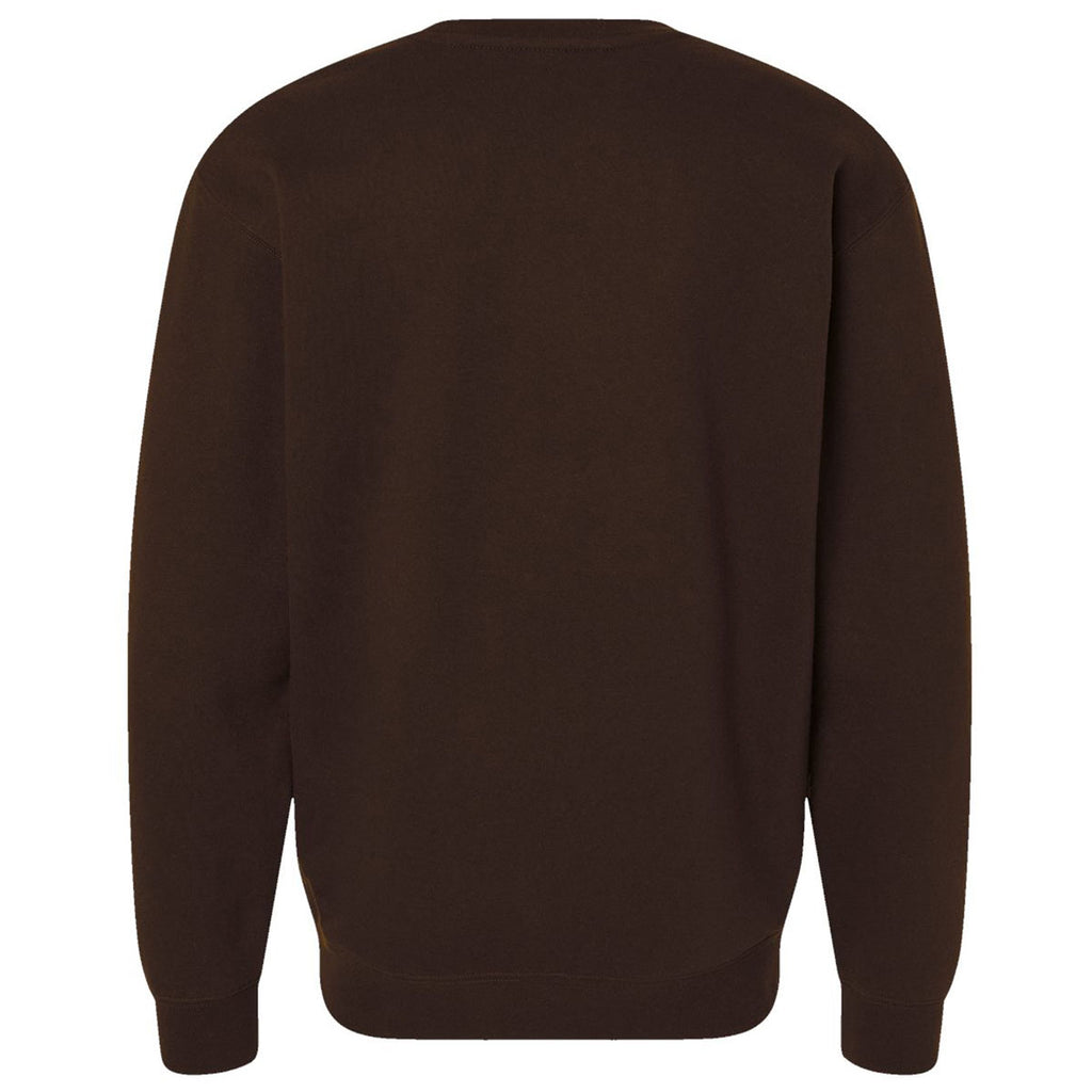 Independent Trading Co. Men's Brown Heavyweight Crewneck Sweatshirt