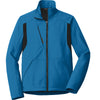 Port Authority Men's Imperial Blue/Black Back-Block Soft Shell Jacket