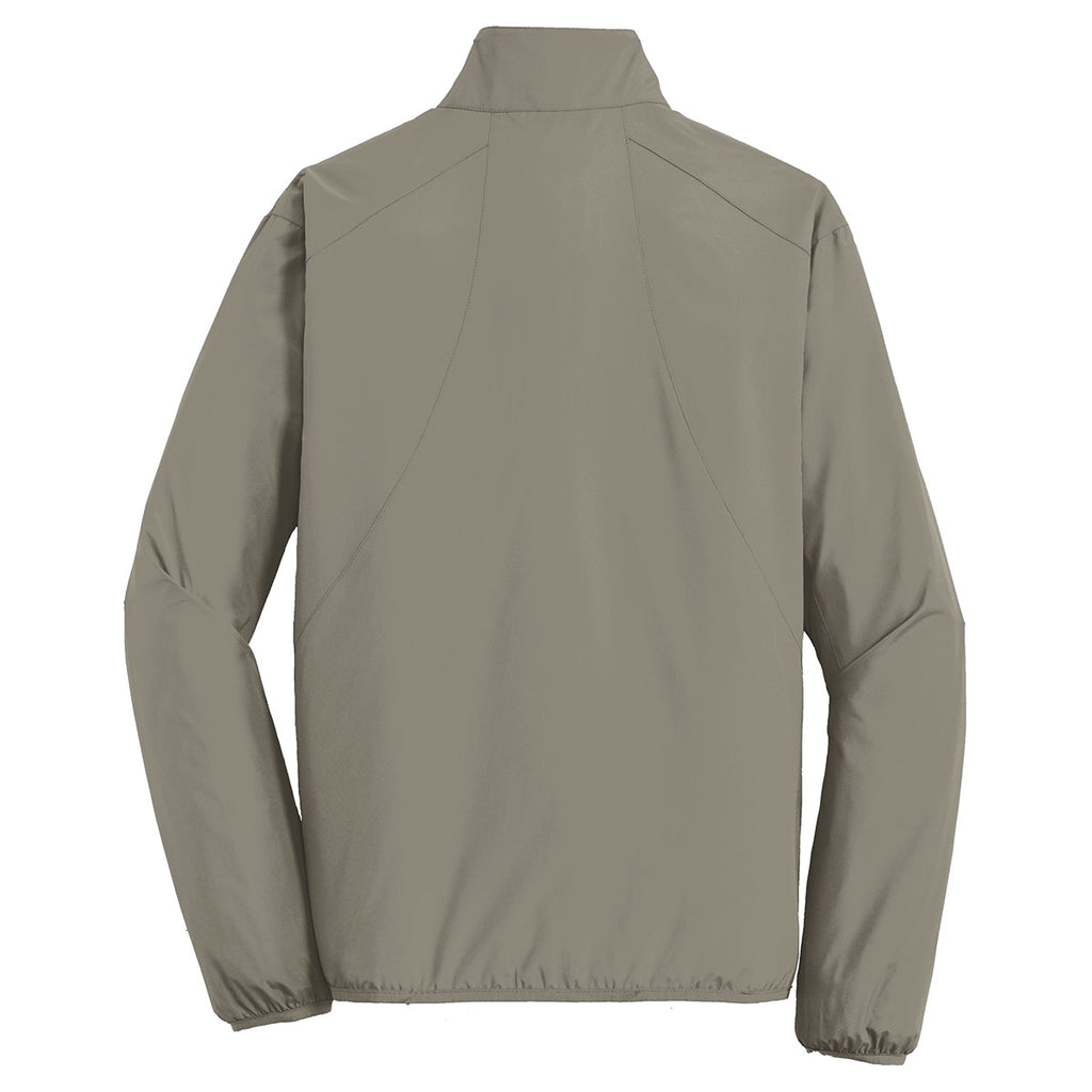 Port Authority Men's Stratus Grey Zephyr Full-Zip Jacket