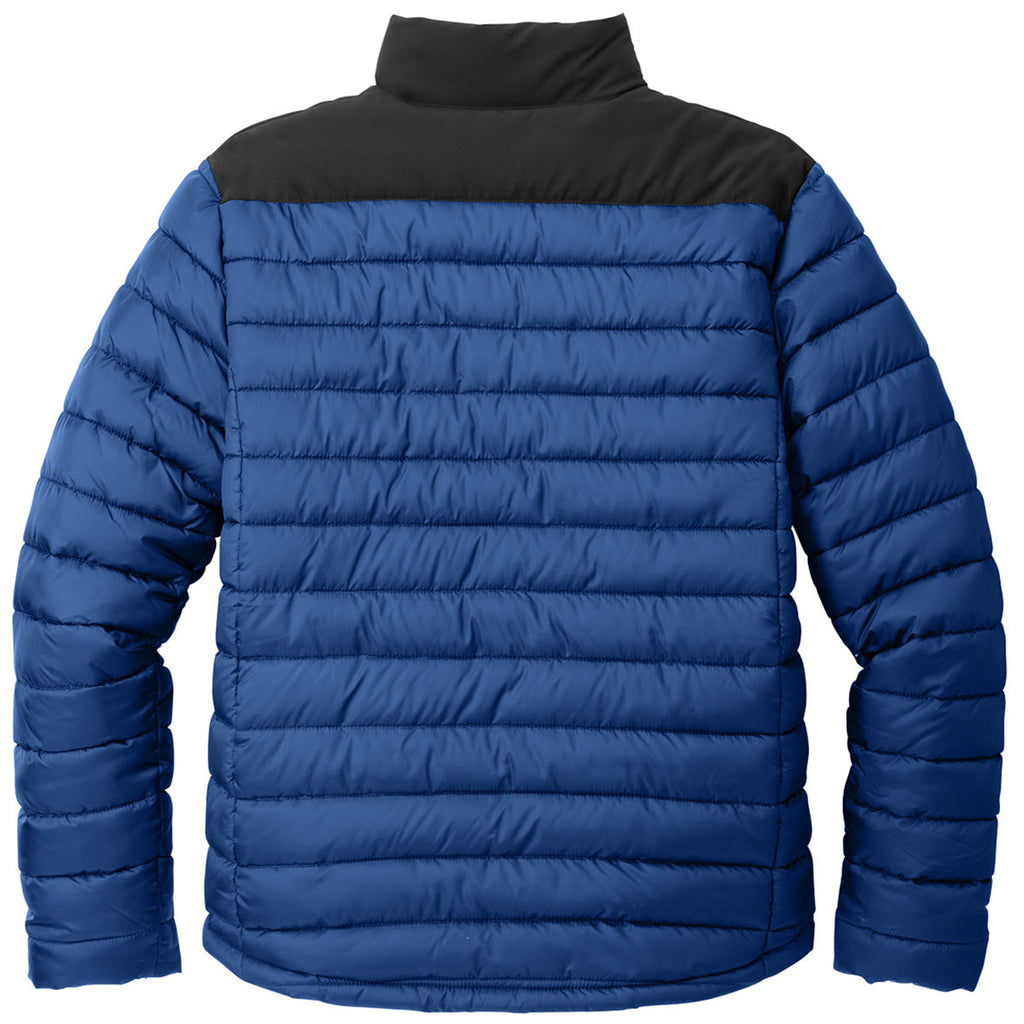 Port Authority Men's True Blue/Deep Black Horizon Puffy Jacket