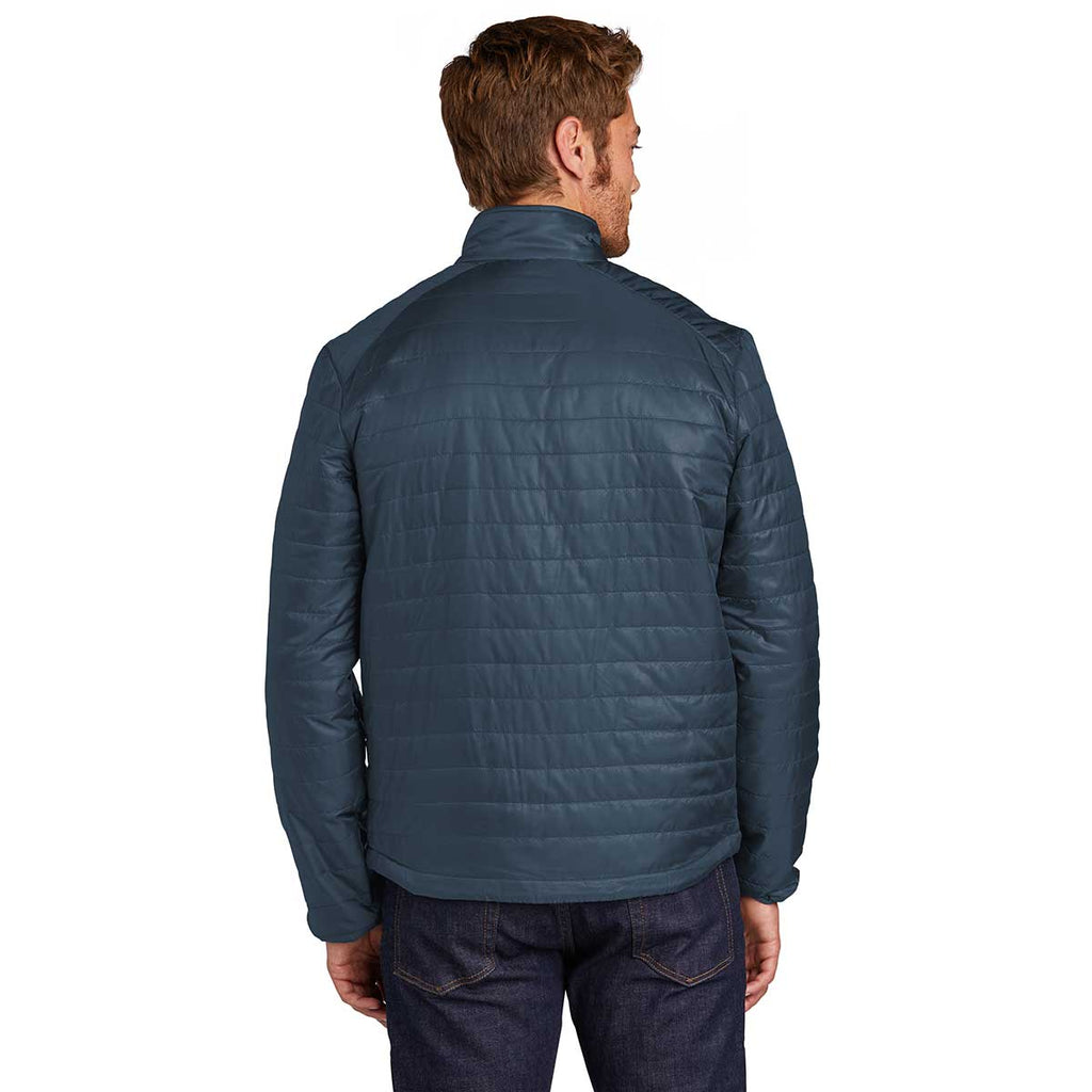 Port Authority Men's Regatta Blue/ River Blue Packable Puffy Jacket