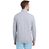 Vineyard Vines Men's White Cap/Grey Heather Saltwater Quarter-Zip Pullover