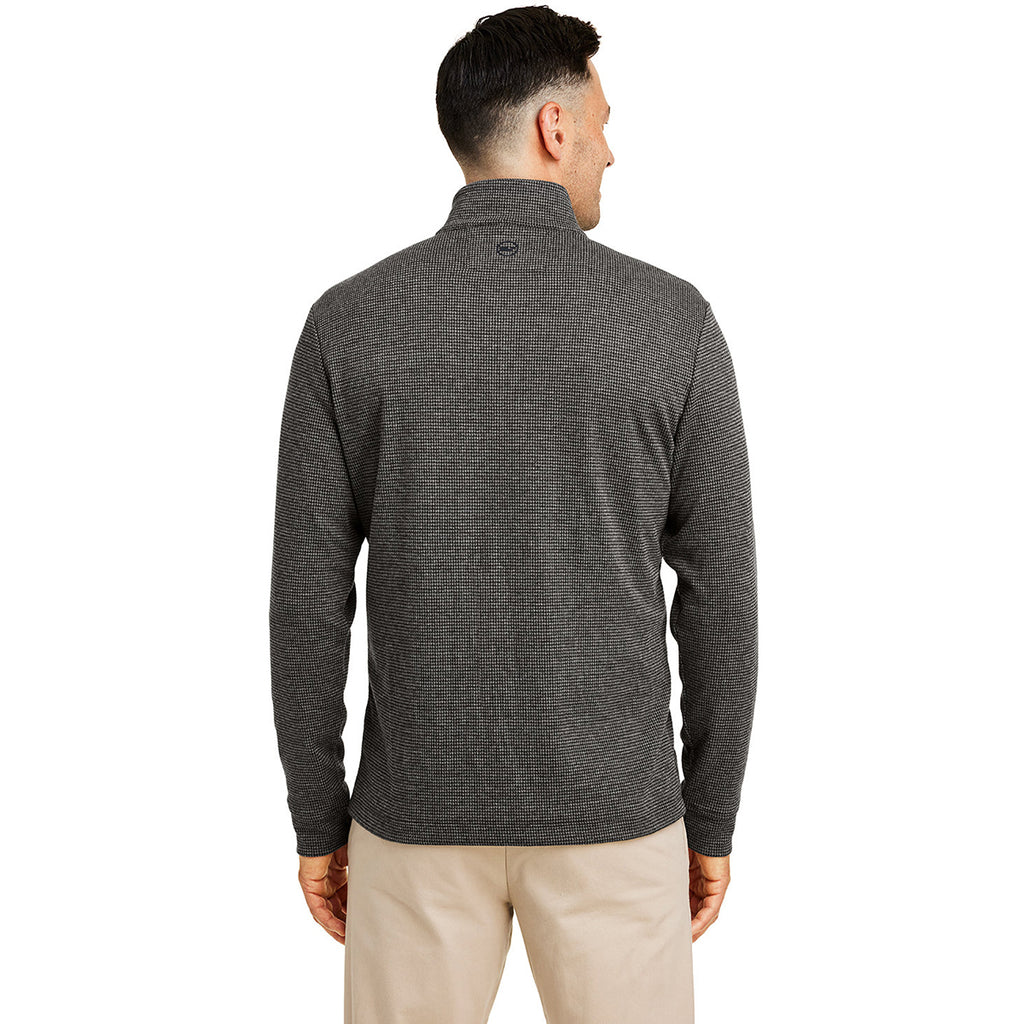 Vineyard Vines Men's Grey Harbor Bluffs Quarter Zip