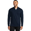 Port Authority Men's River Blue Navy Dry Zone UV Micro-Mesh 1/4 Zip