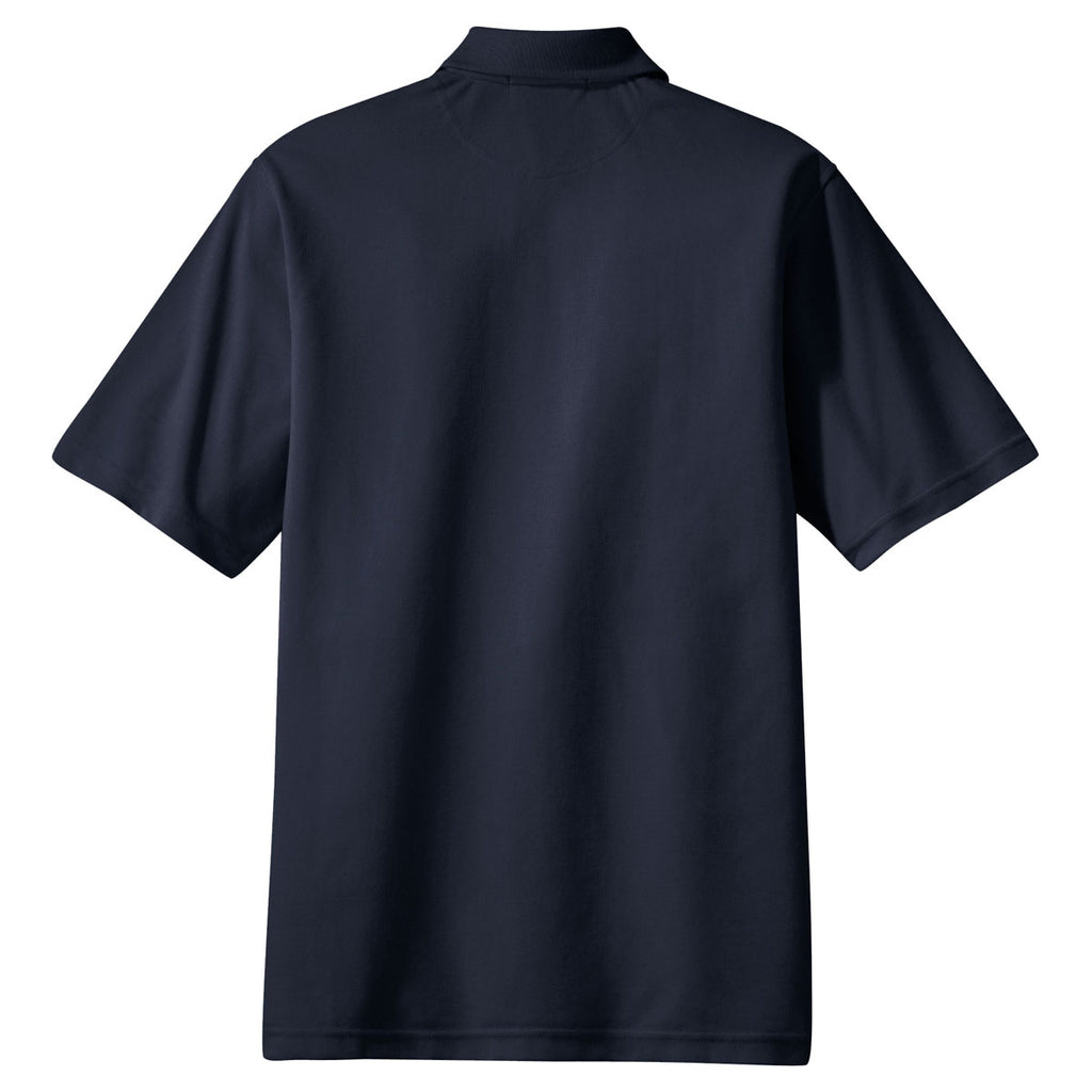 Port Authority Men's Classic Navy Rapid Dry Polo