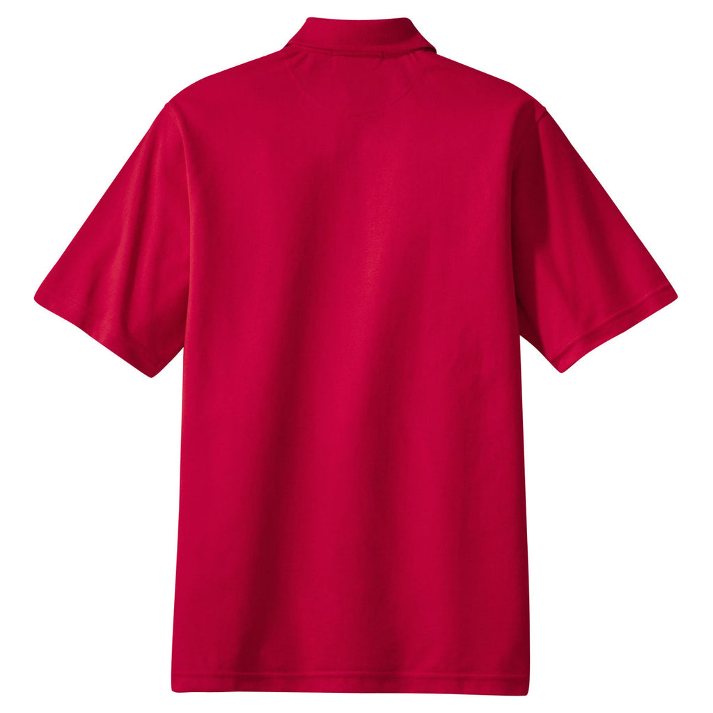 Port Authority Men's Red Rapid Dry Polo