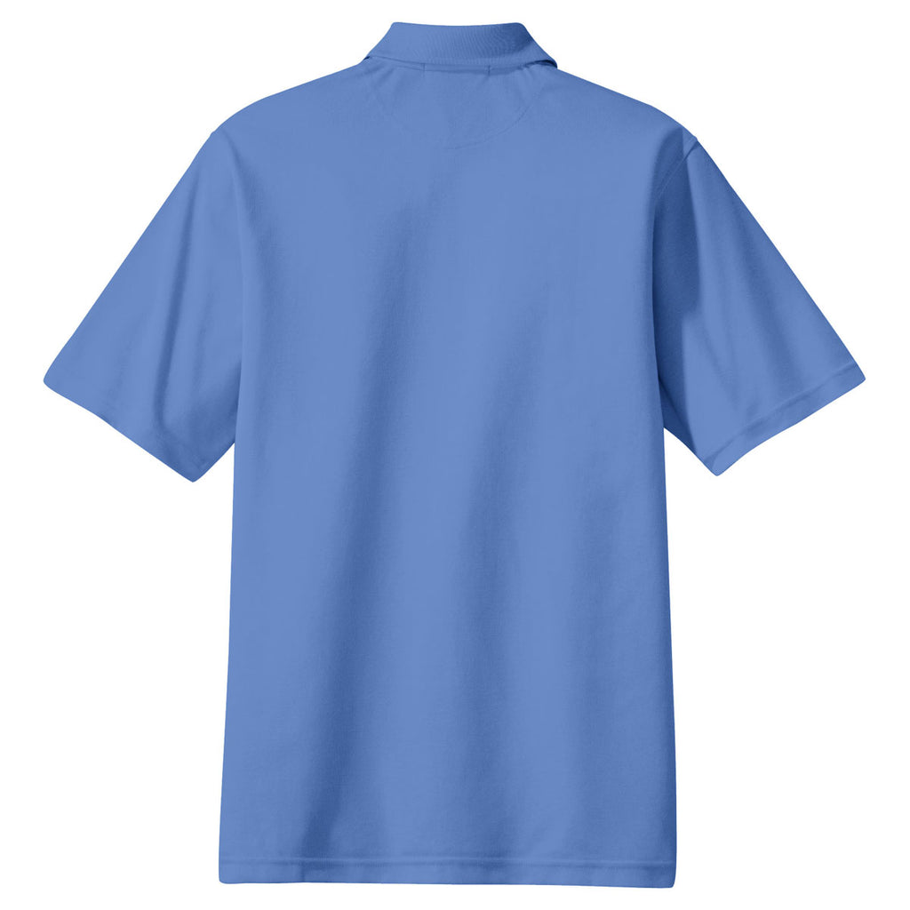 Port Authority Men's Riviera Blue Rapid Dry Polo